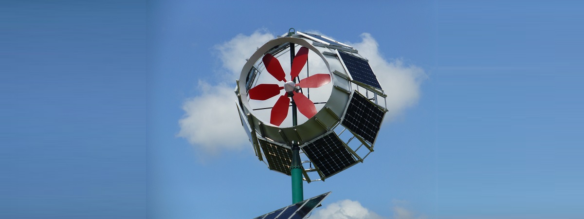 Solar Hybrid Diffused Augmented Wind Turbine